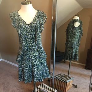 Cute floral sleeveless, multi colored